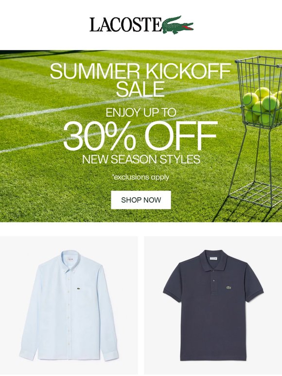 SUMMER KICKOFF SALE.