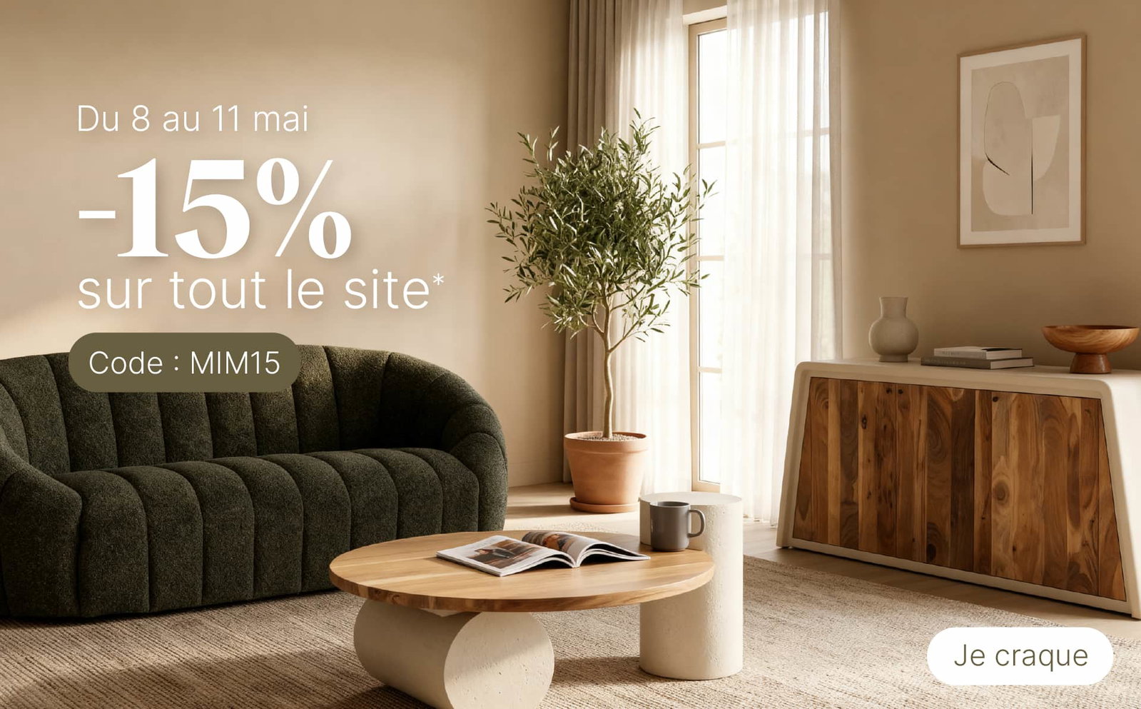 -15 % sur tout le site code : MIM15