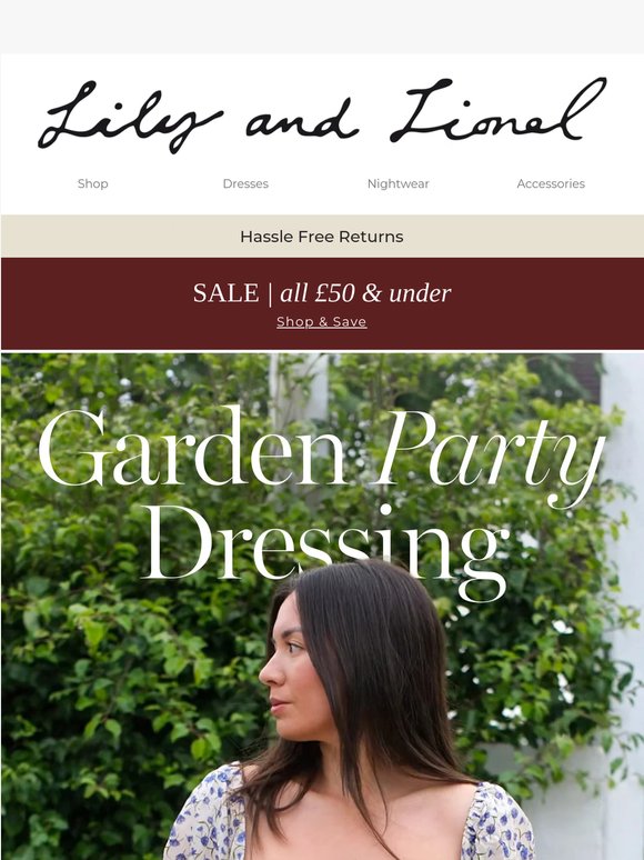 Garden Party Season 🥂🌸