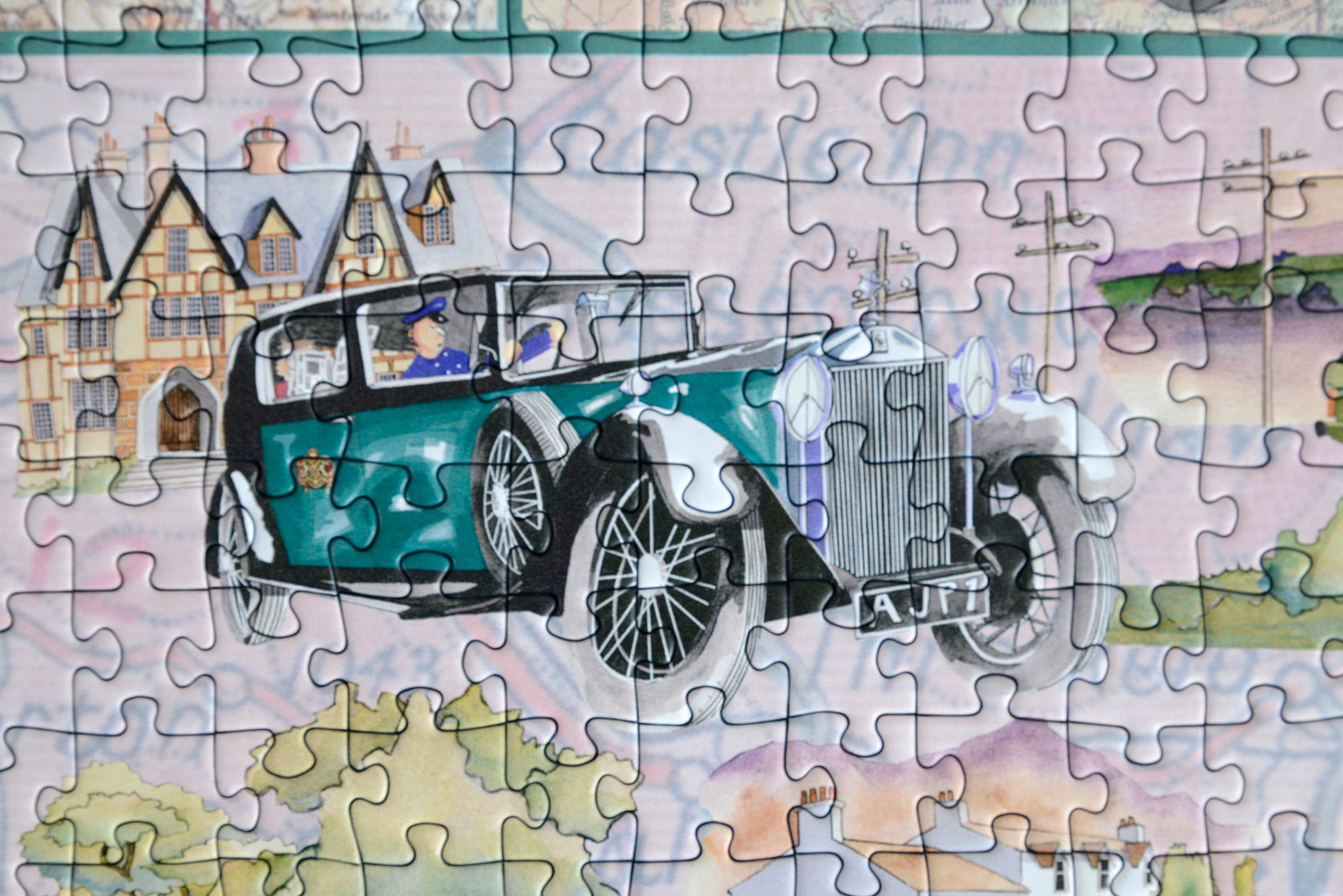 Tim Bulmer's Cars 1000 Piece Jigsaw Puzzle