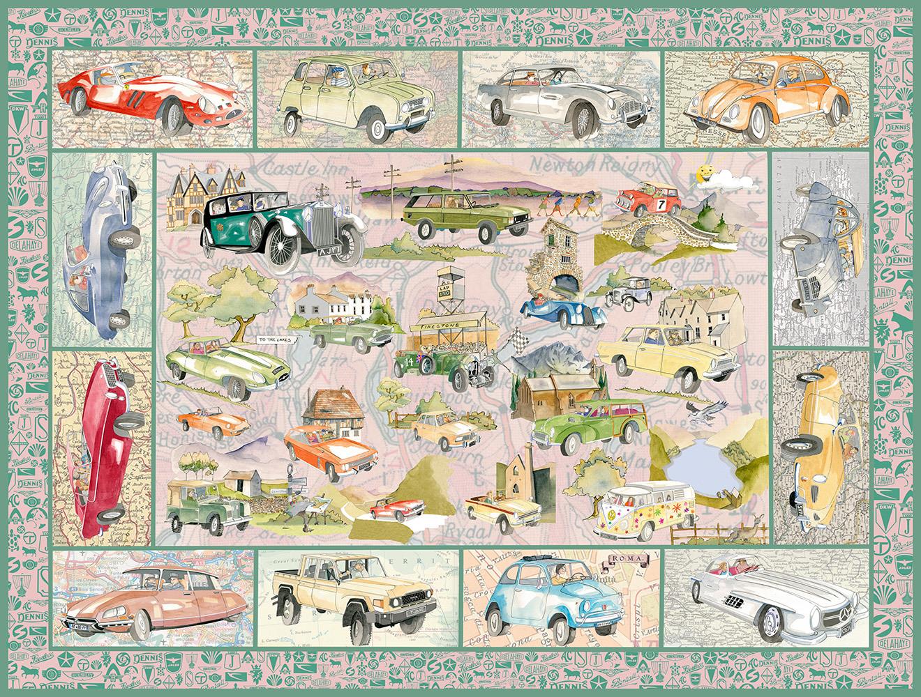 Image of Tim Bulmer - Cars 1000 Piece Jigsaw Puzzle