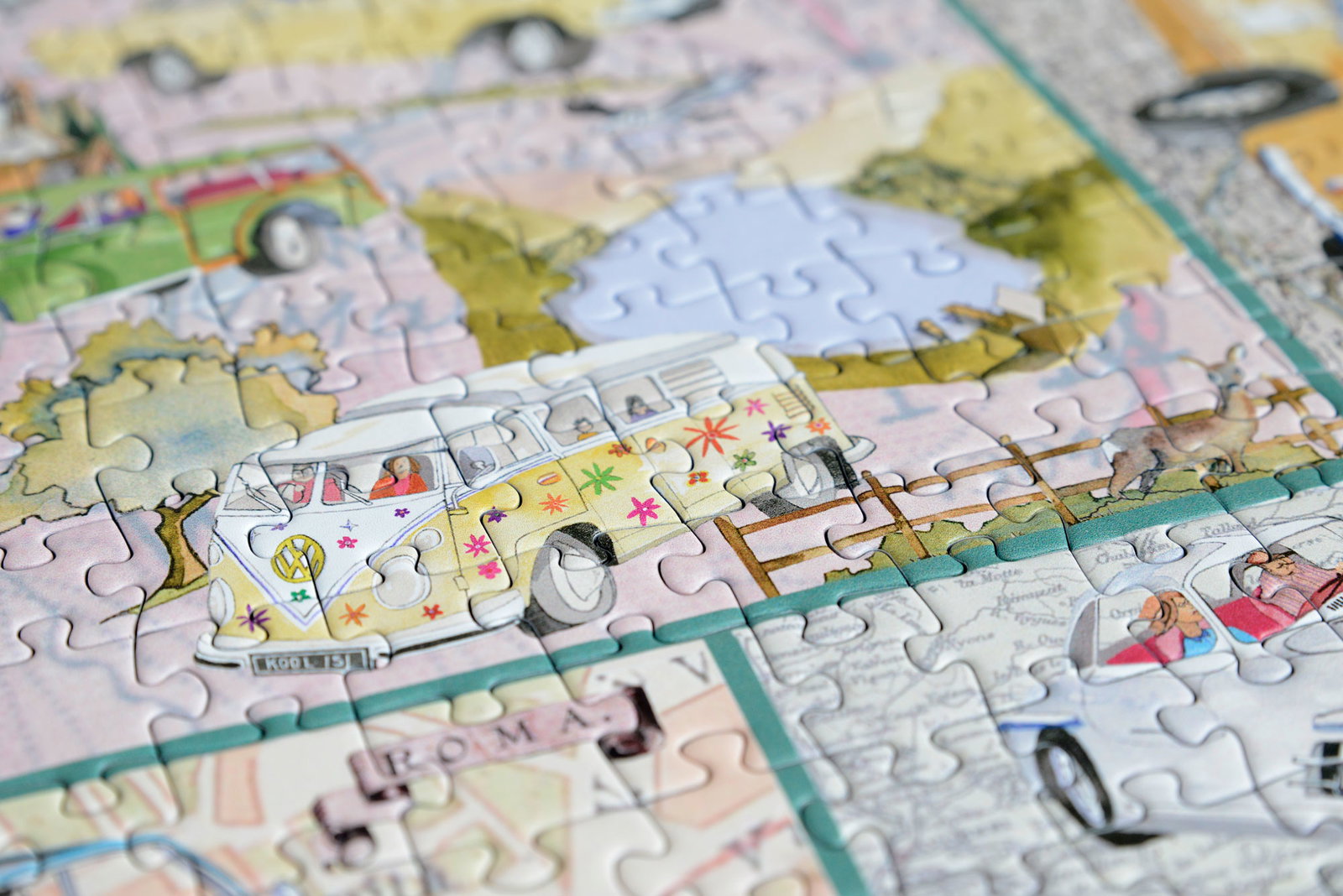 Tim Bulmer's Cars 1000 Piece Jigsaw Puzzle