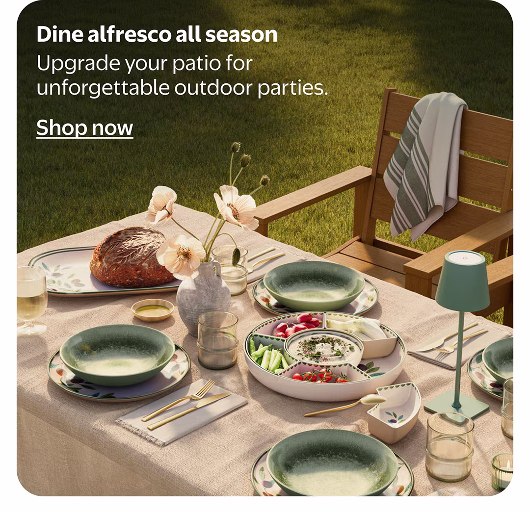 Upgrade your patio for unforgettable outdoor parties.