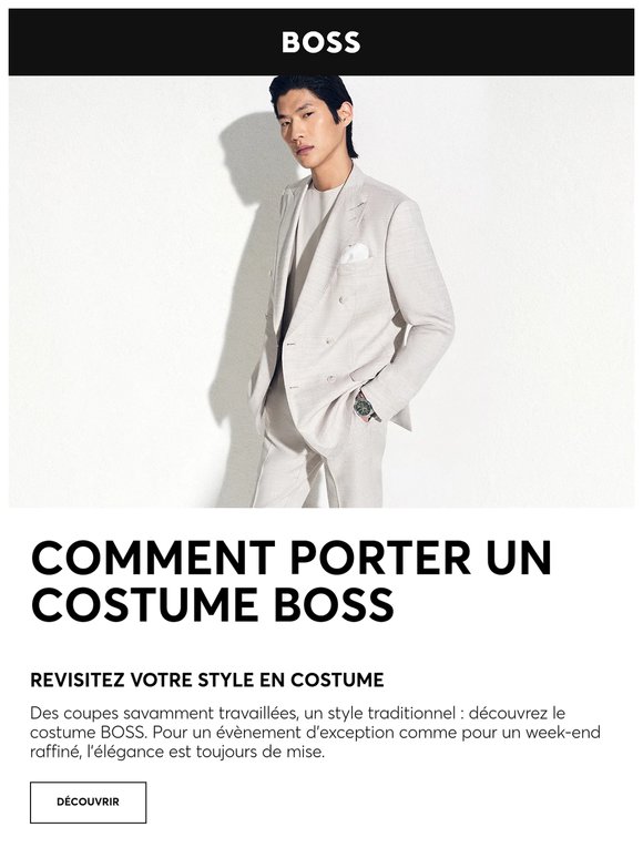 Comment porter un costume BOSS