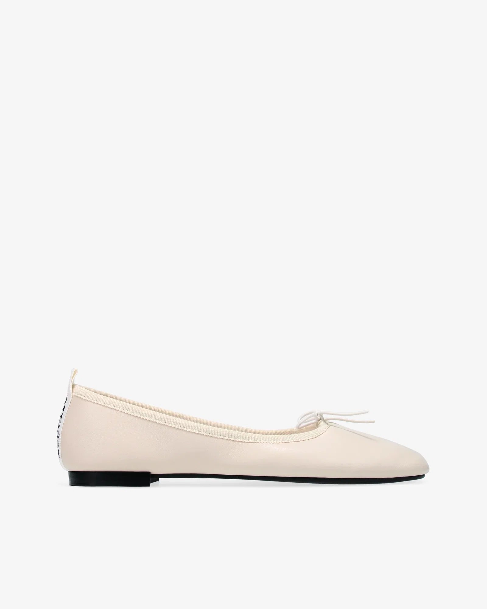 Image of Ballerines Garance - bout carré - Semelle Gomme