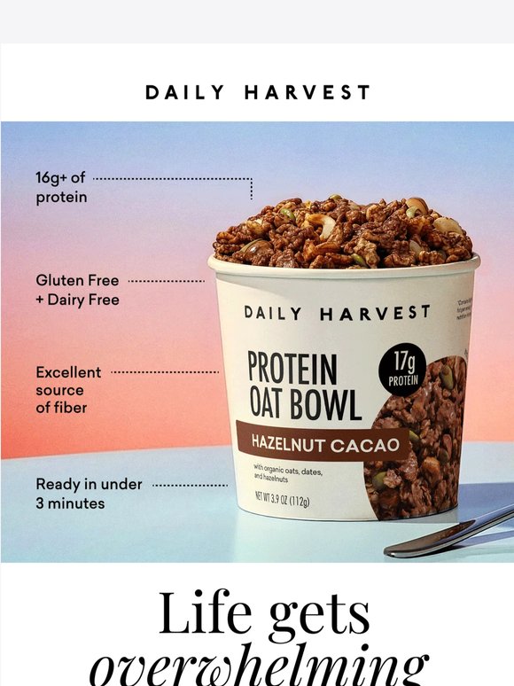 High Protein Oat Bowls, your way