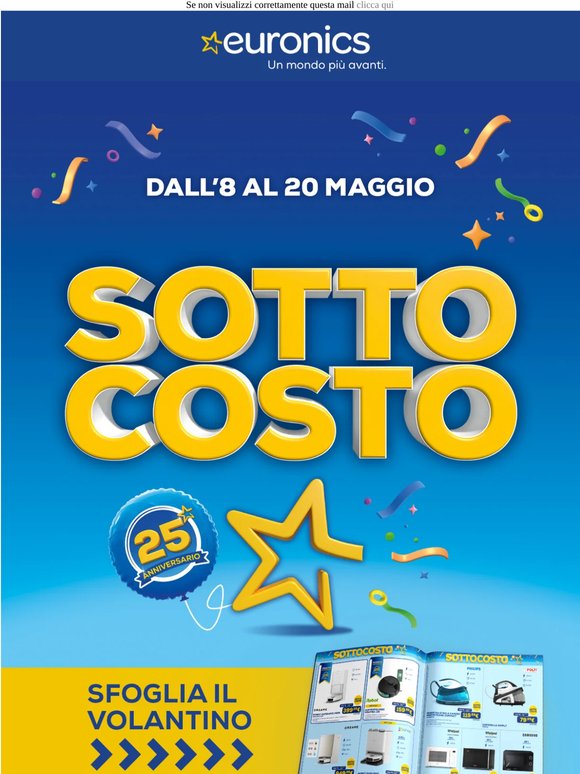 Il Sottocosto Anniversario è arrivato!