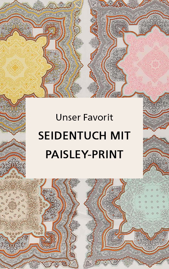 Seidentuch mit Paisley-Muster