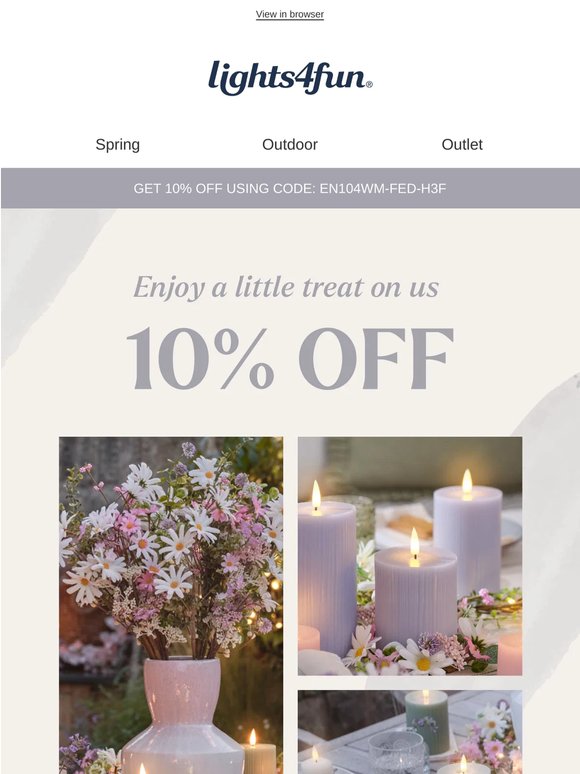✨ 10% off: Just for you!