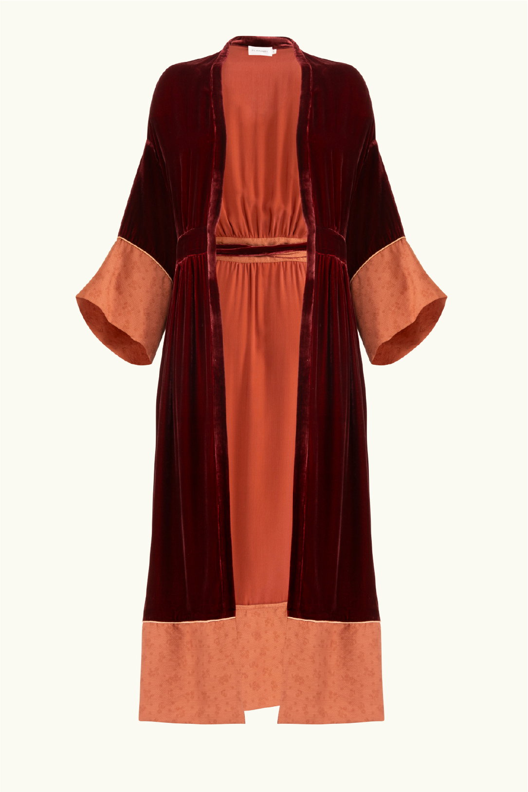 Deme Velvet Satin Duster