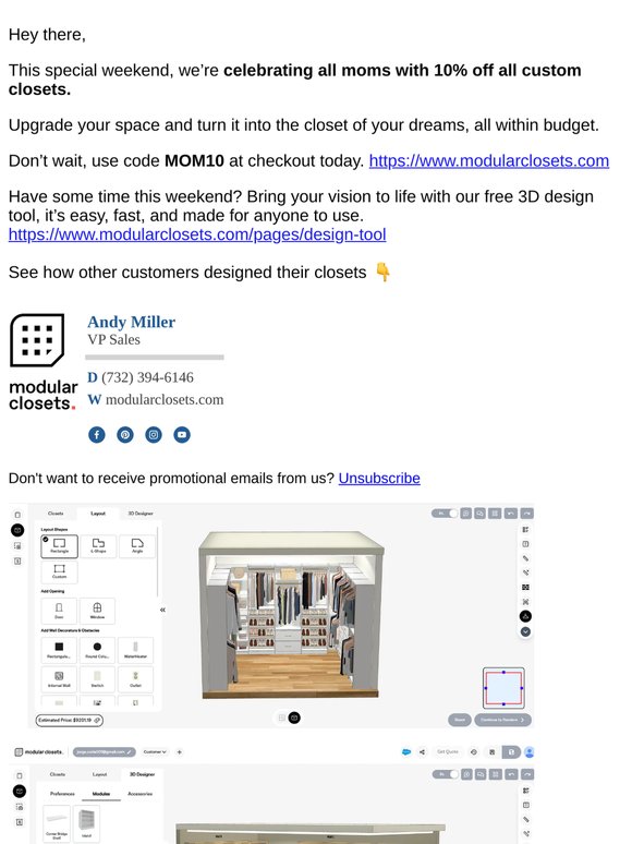Make Mom’s Space Beautiful - Save 10%