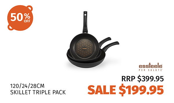 Essteele Per Salute 20/24/28cm Skillet Triple Pack