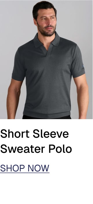 Short Sleeve Sweater Polo