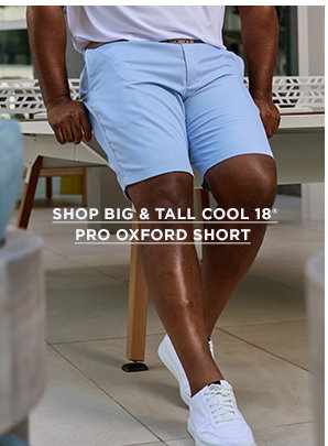 Shop Big & Tall Cool 18 Pro® 9.5" Oxford Short