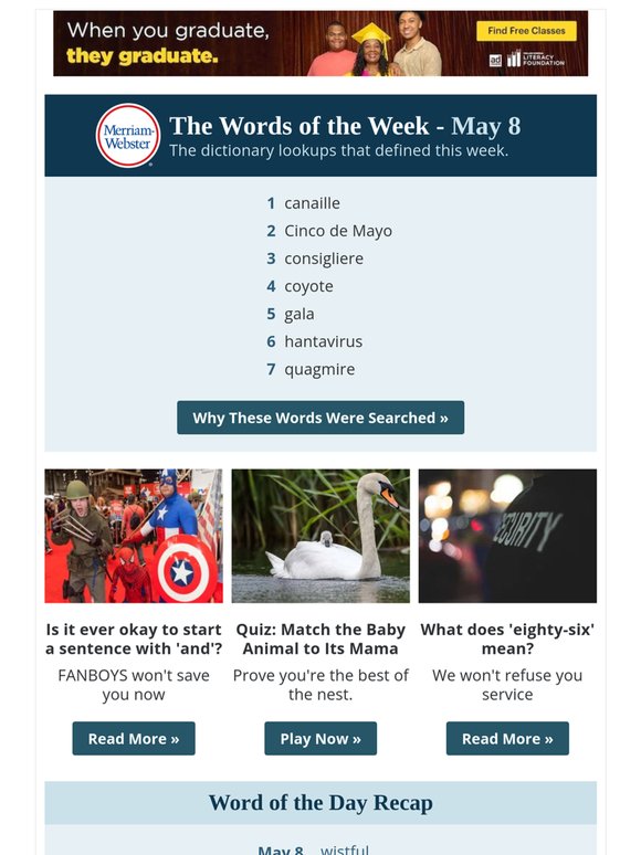 Words of the Week: canaille, Cinco de Mayo, and more