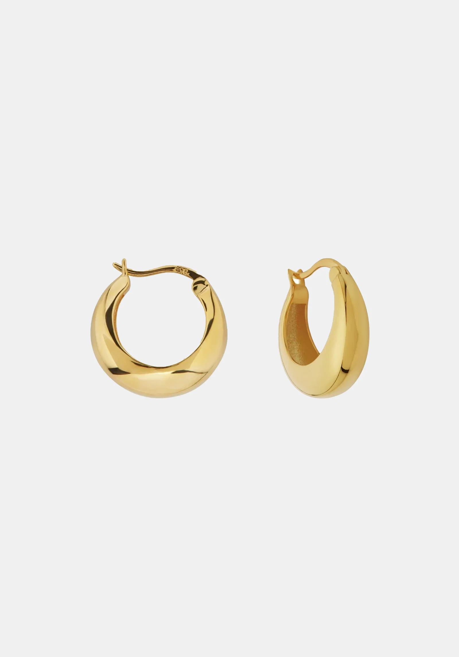 Image of Positano Hoops - Gold