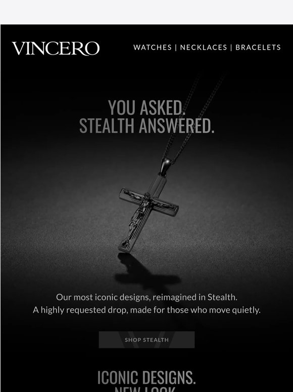 Stealth Necklaces are here.