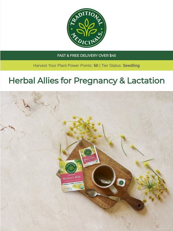 🌼 Gentle herbal support for pregnancy & motherhood