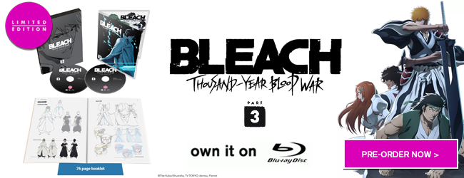 Bleach Thousand-Year Blood War limited edition Blu-ray