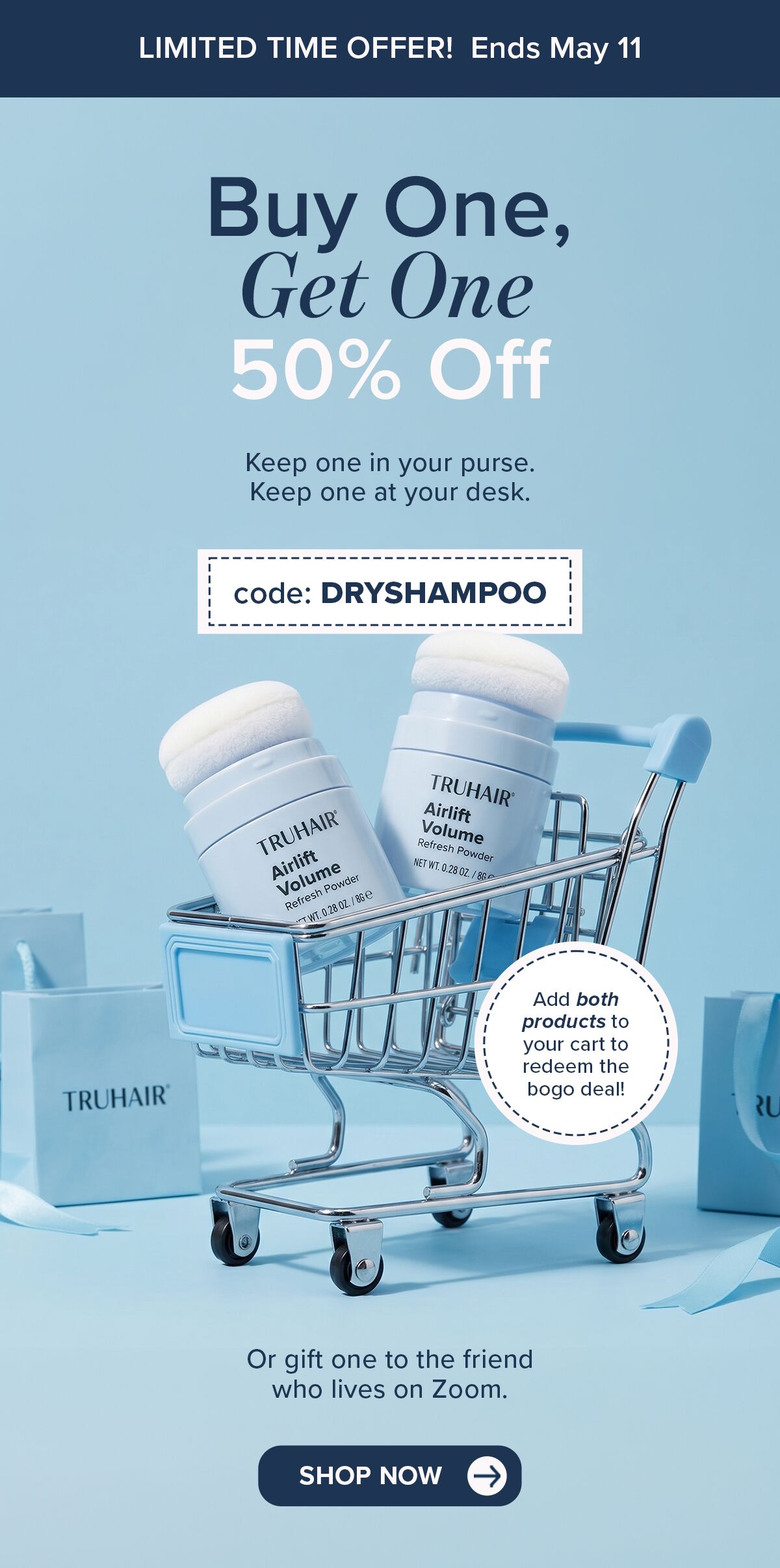 Buy One, Get One 50% Off