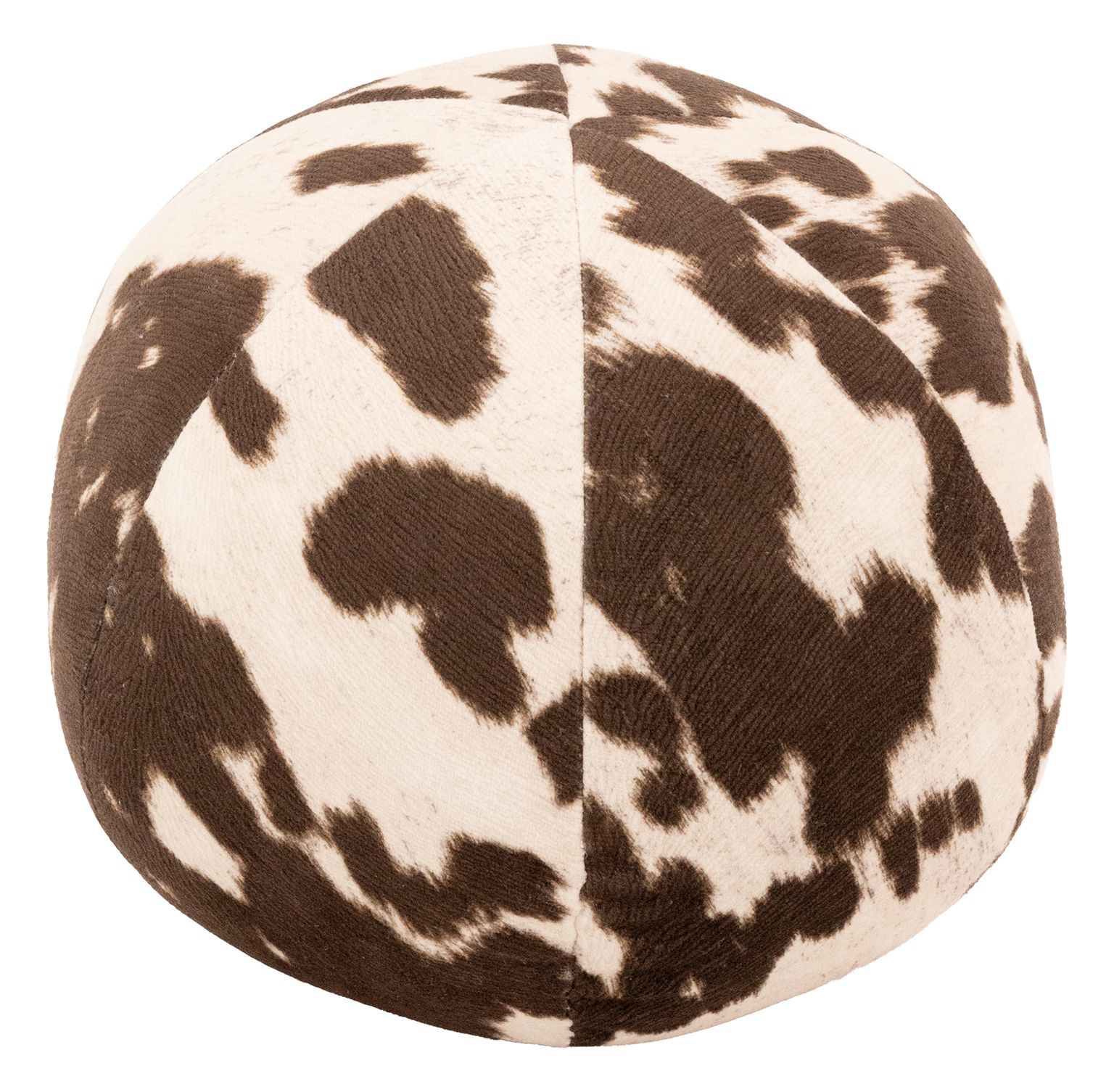 Image of Coussin/pouf boule effet peau de vache Petit Petit