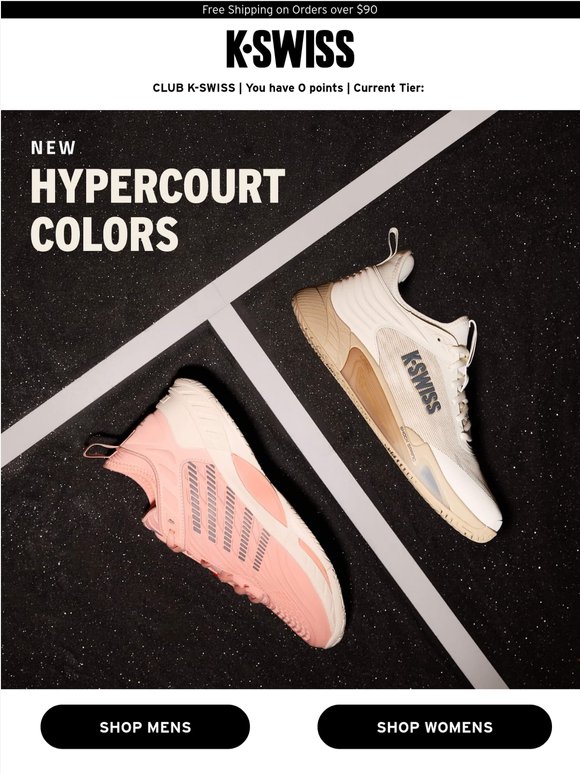 Hypercourt: New colors. Same elite performance. 🎾