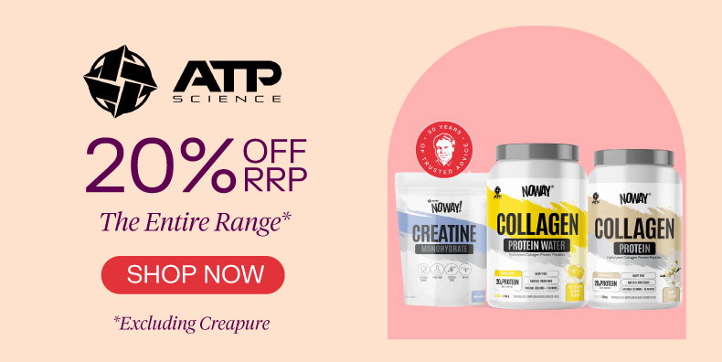 ATP Science 20% off RRP entire brand *excluding Creapure 