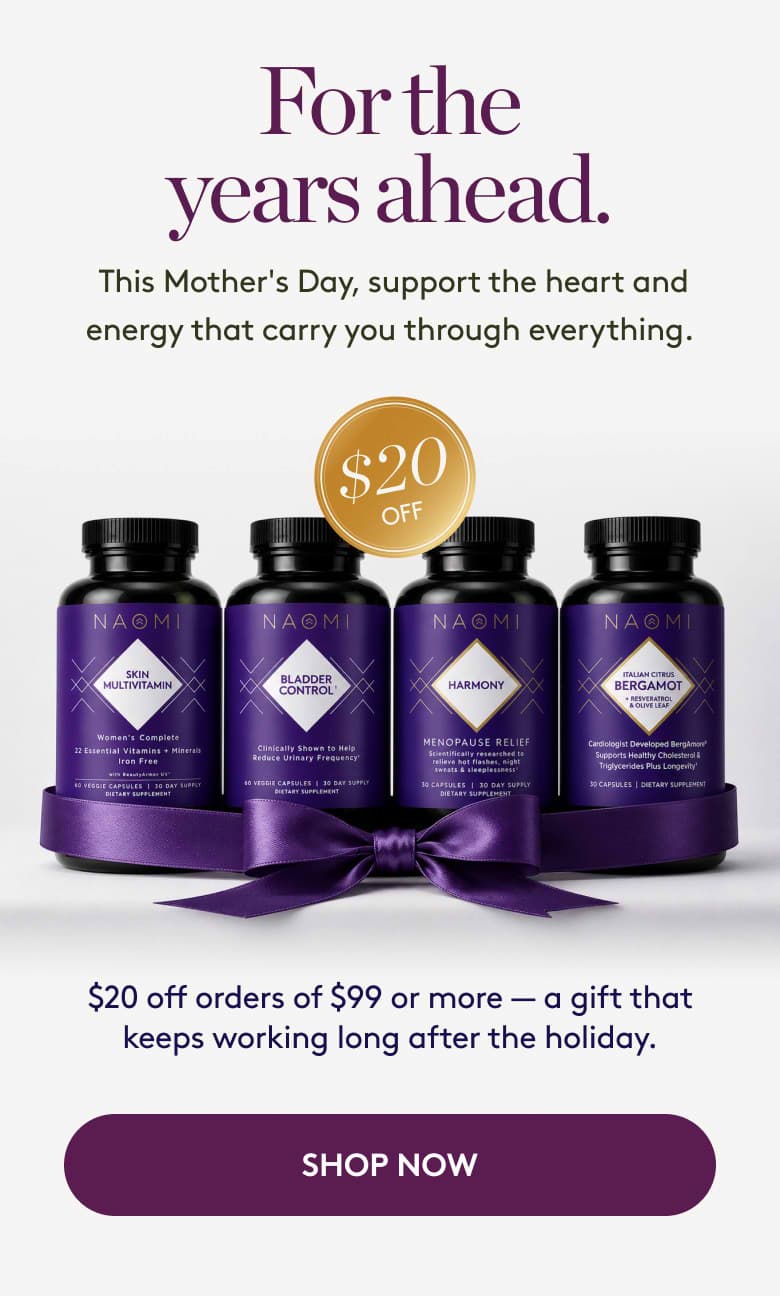 Mother's Day Celebration - save $20 when you spend $99 or more