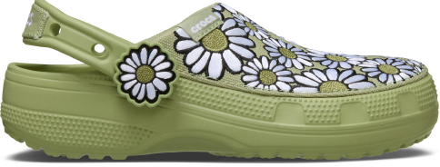 Classic Crafted Daisy Clog – Tac Green