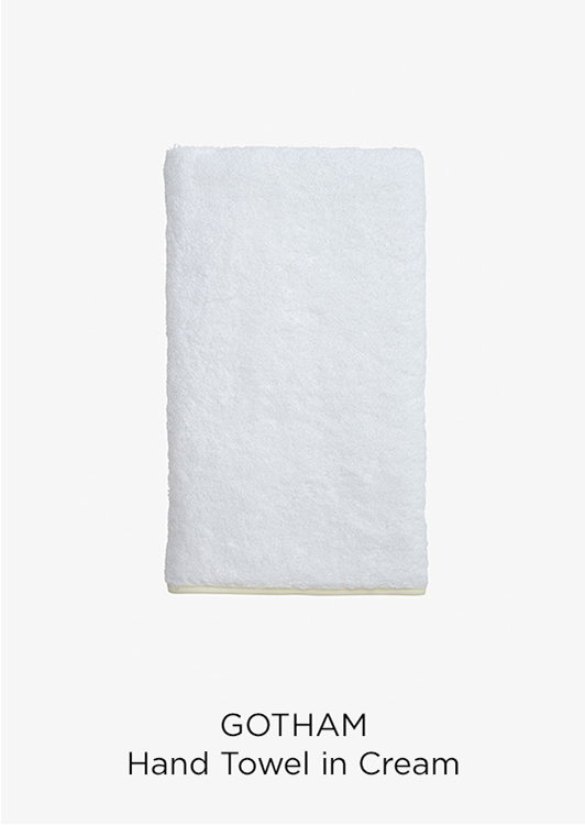 Gotham Hand Towel in Cream