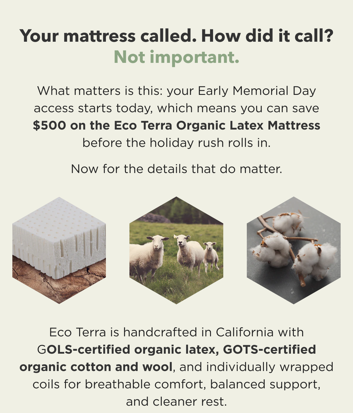 Eco Terra is handcrafted
