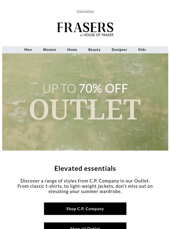Up to 70% off: C.P. Company