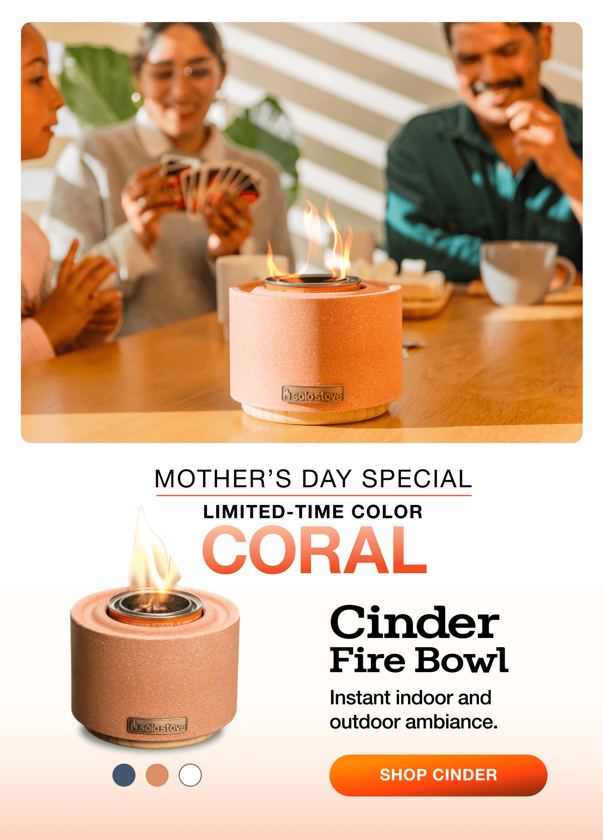 Cinder Tabletop Bowl
