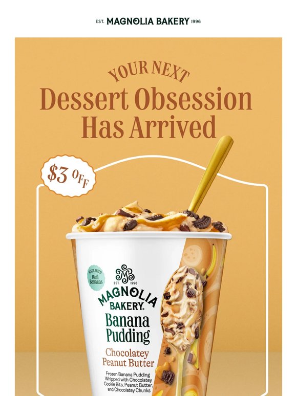  Save $3 on Chocolatey Peanut Butter Banana Pudding