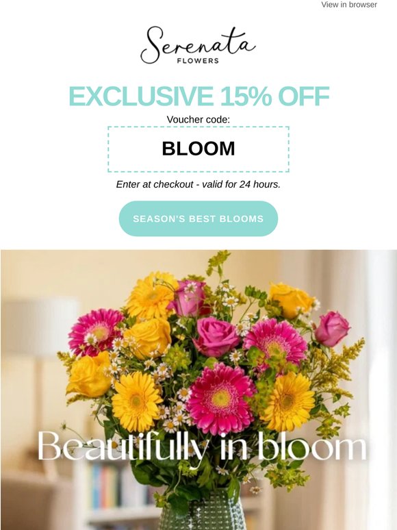 🌸 This season's best blooms