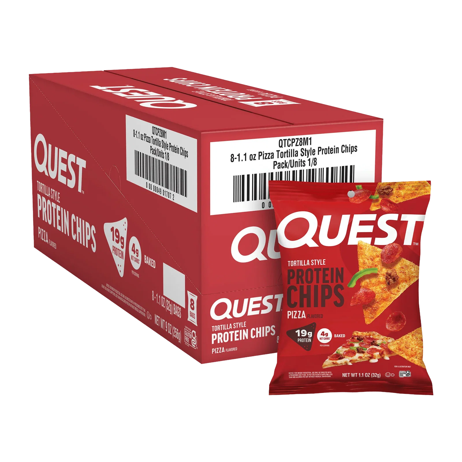Image of Pizza Tortilla Style Protein Chips