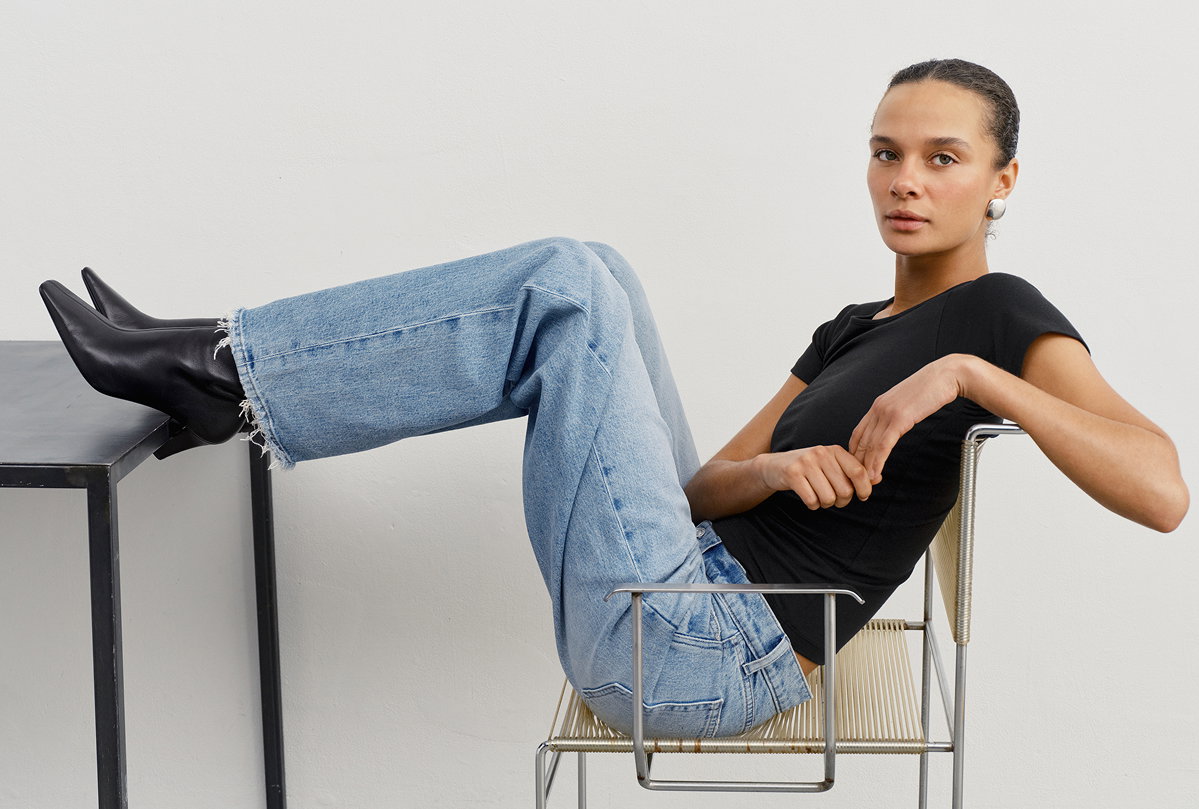 Very of the moment. The new model-off-duty style. Made in L.A.