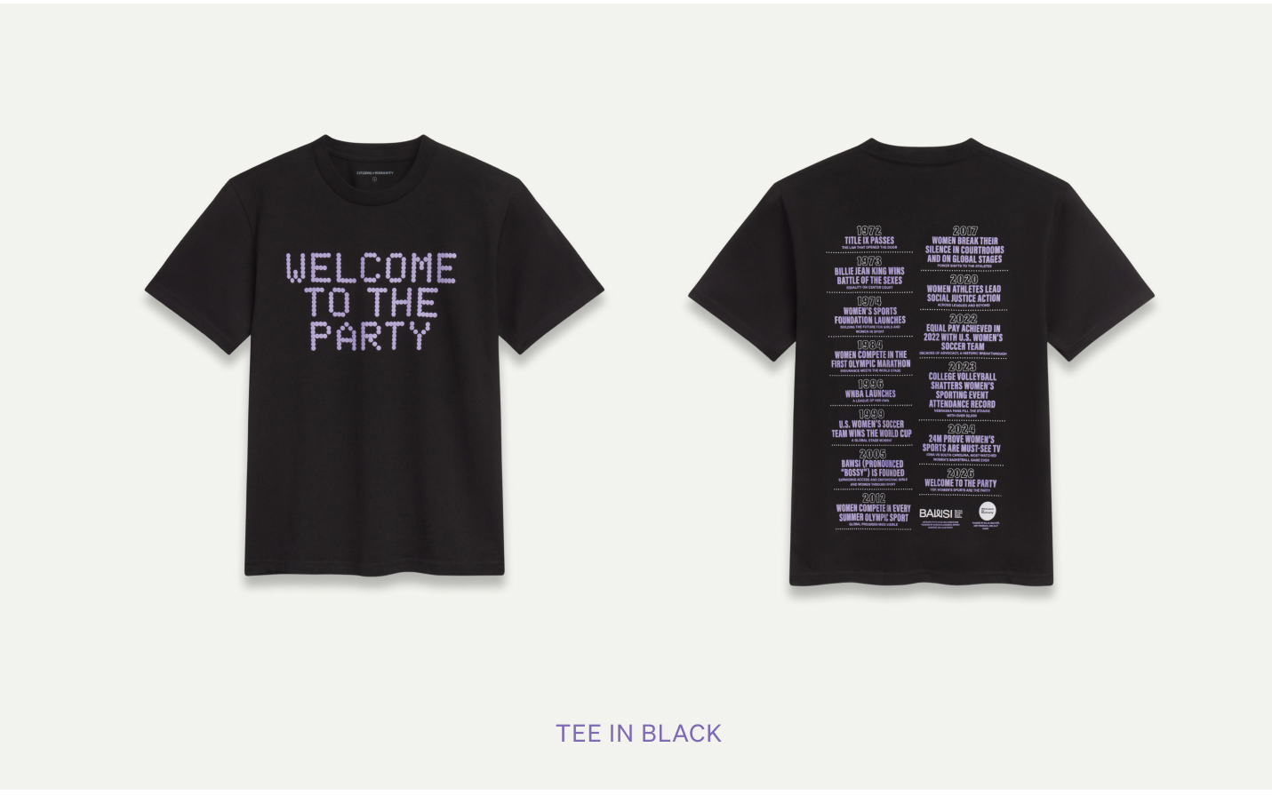 Tee in Black