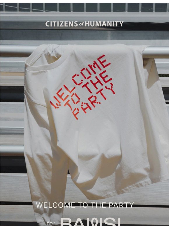 Citizens of Humanity x Welcome to the Party for Bay Area Women’s Sports Initiative