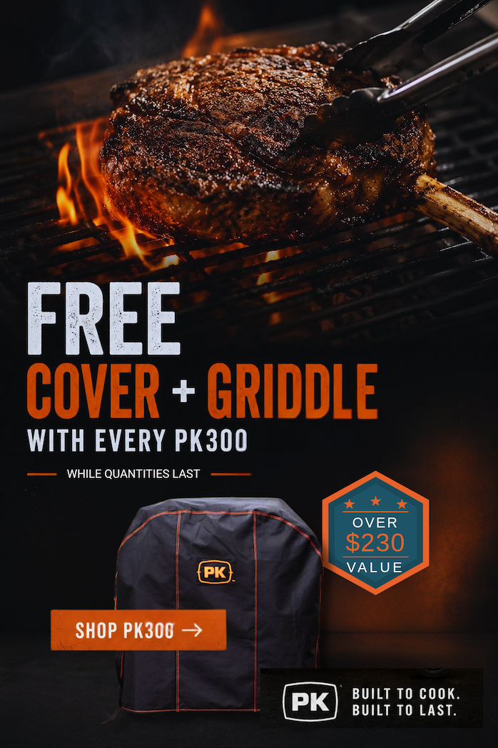 Free Cover + Griddle with Grill Purchase