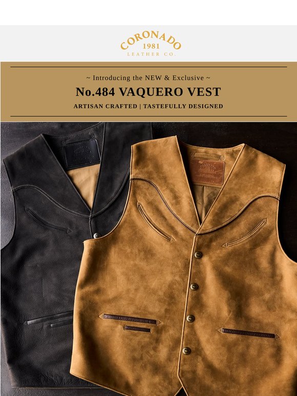 Introducing The No.484 Vaquero Vest | Less Than (40) Made