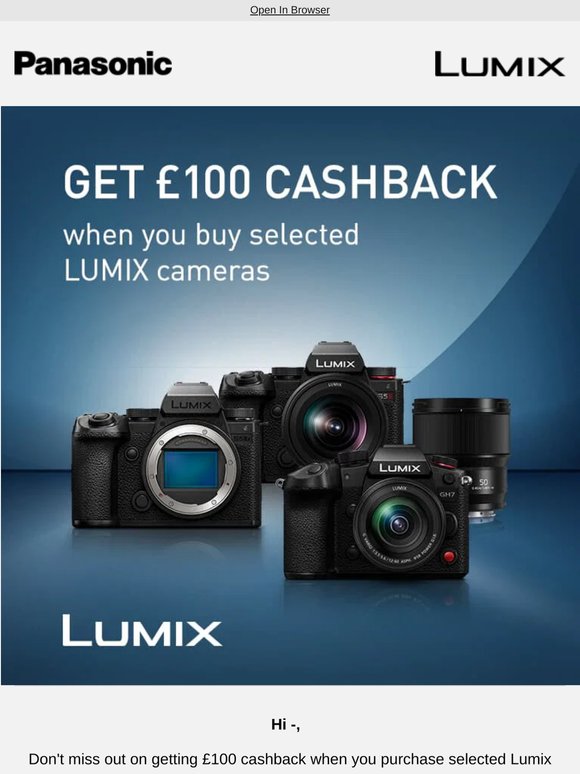 Ends Soon: Cashback on Cameras