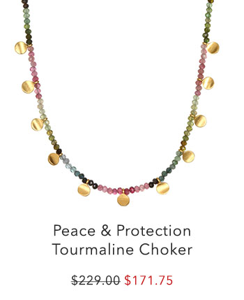Peace & Protection Tourmaline Choker