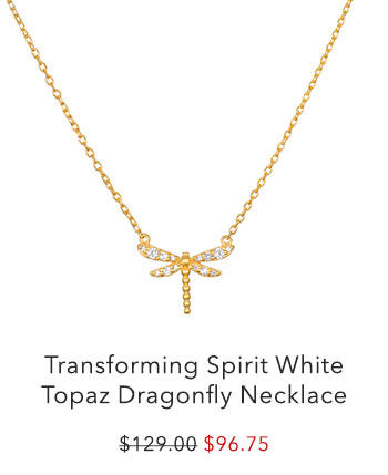 Transforming Spirit Dragonfly Necklace