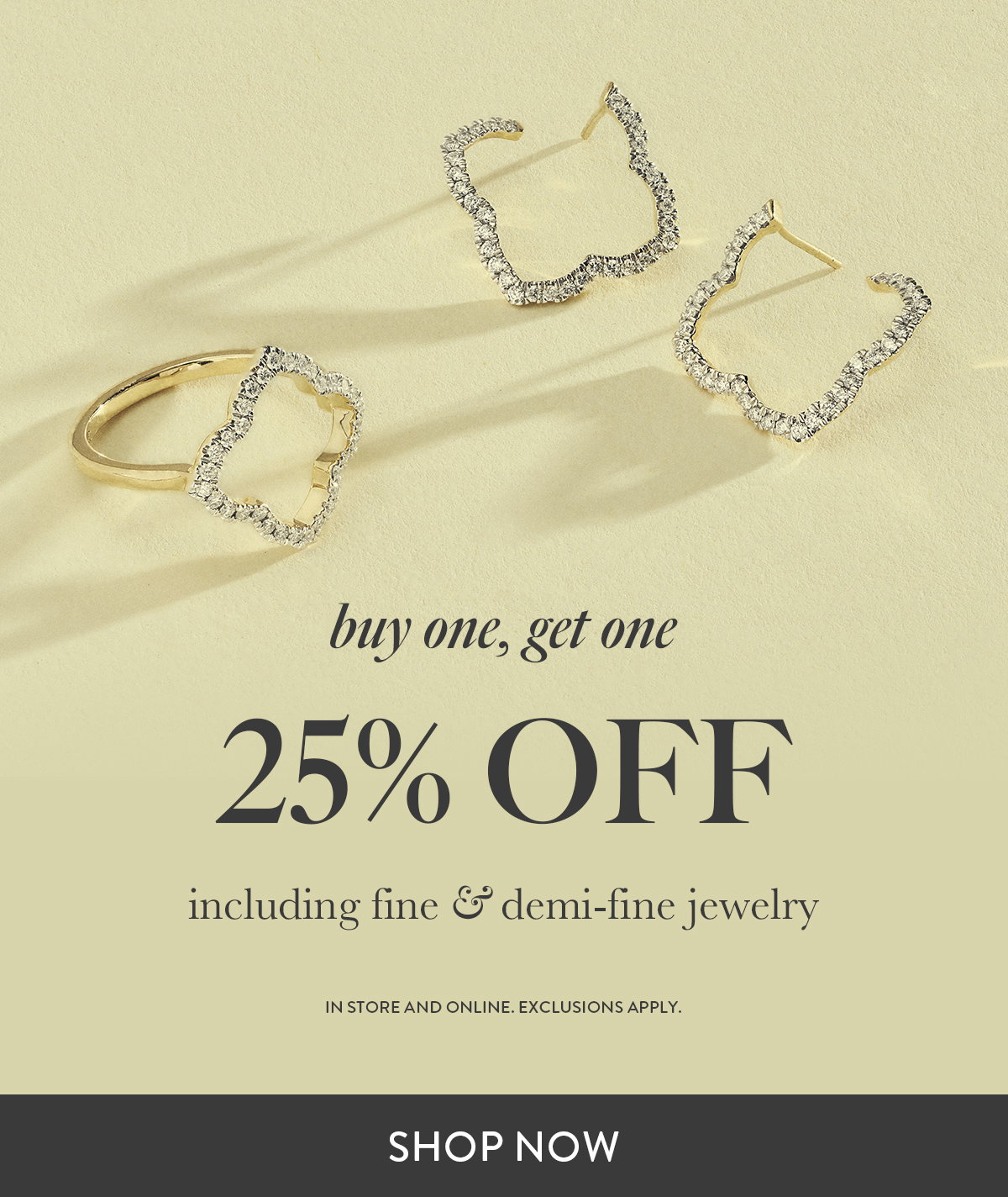 buy one, get one 25% Off