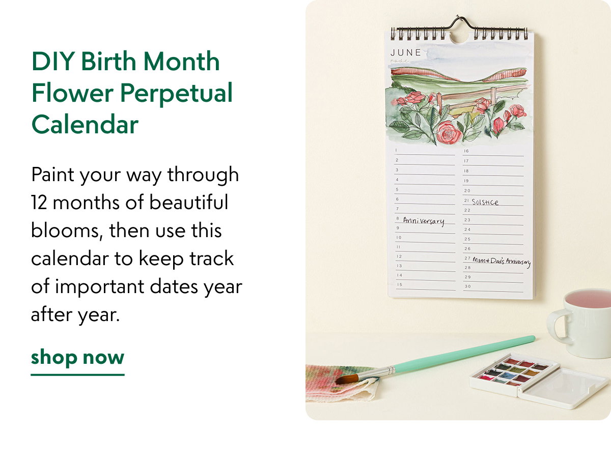 diy-birth-month-flower-perpetual-calendar
