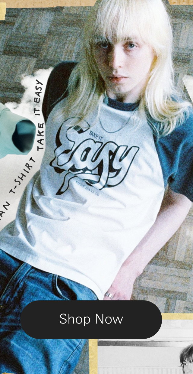 Roy Raglan T-Shirt Take It Easy Offwhite/Black