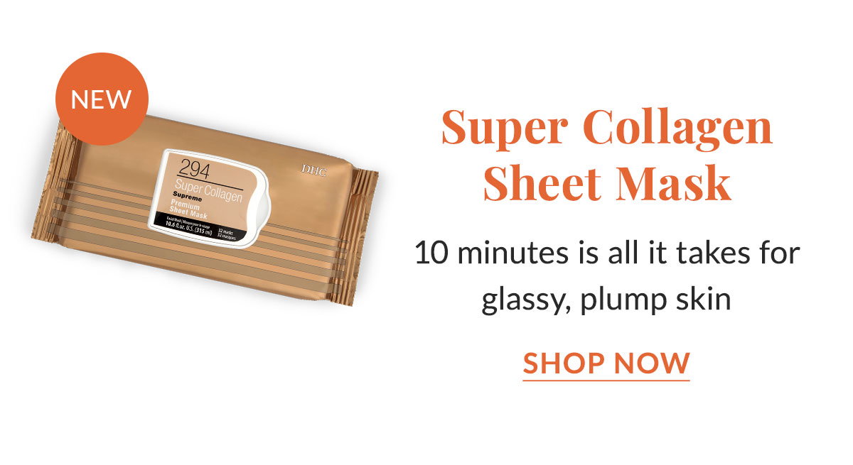 New! Super Collagen Sheet Mask for plump skin