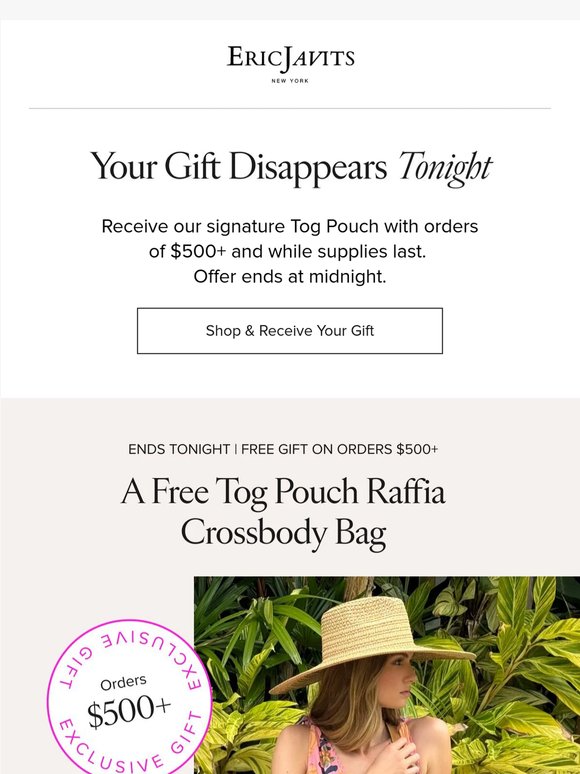Last day to claim your free handbag