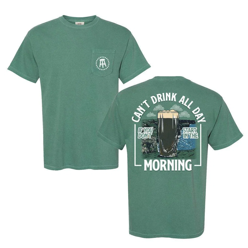 Image of Can't Drink All Day Cliffs Pocket Tee